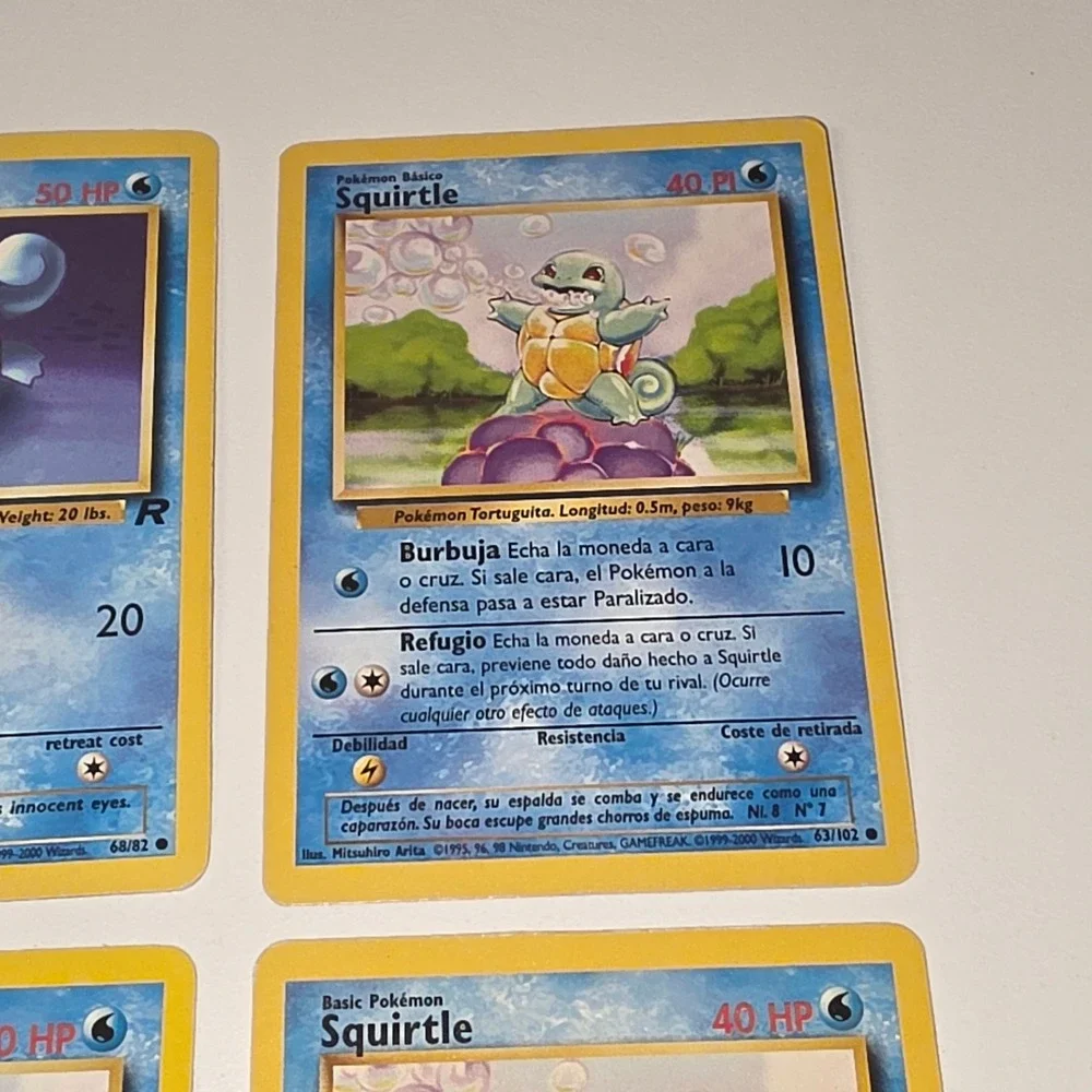 Pokemon Squirtle Card Lot Team Rocket 68/82 Base Set 2 93/130 Legendary 95/110